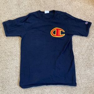 navy big patch champion t-shirt (men’s M)